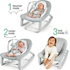 Ingenuity Bouncers, Swings & Rockers*- Keep Cozy 3-in-1 Grow with Me Vibrating Baby Bouncer, Weaver