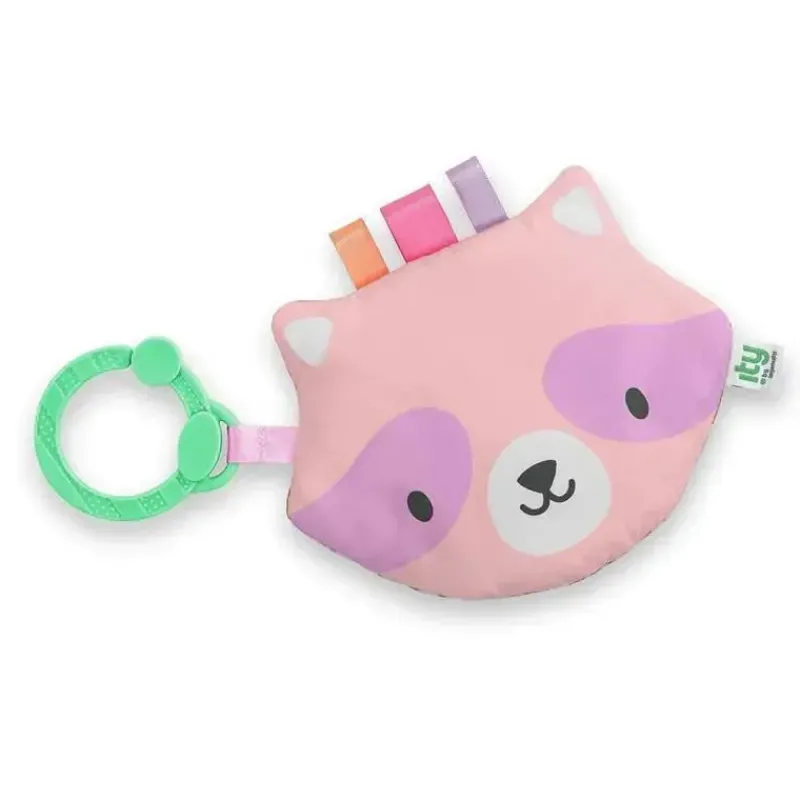 Ingenuity Stroller & Car Seat Toys*- Raccoon Crinkle Toy for Newborn