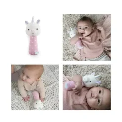 Ingenuity Rattles & Teethers|Toys For 0-12 Months*- Shimmyt Handheld Rattle, Unicorn