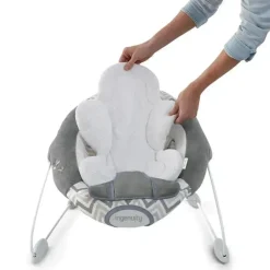 Ingenuity Bouncers, Swings & Rockers|Gift For Baby*- SmartBounce Automatic Baby Bouncer Seat with White Noise, Braden