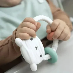 Ingenuity Rattles & Teethers|Toys For 0-12 Months*- Soothing Sheppy Baby Teether Toy with Activity Rings