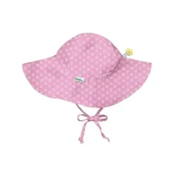 Iplay Baby Hats*- Baby Girl Brim Sun Protection Hat, Pink Daisy Geo
