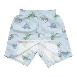 Iplay Baby Swimming Clothes*- Easy-Change Eco Swim Trunks, Light Blue Dinos