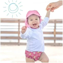 Iplay Baby Swimming Clothes*- Eco Snap Swim Diaper, Pink Dragon Fruit