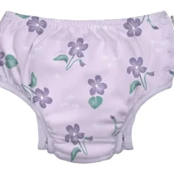 Iplay Baby Swimming Clothes*- Eco Snap Swim Diaper, Light Lavender Violets