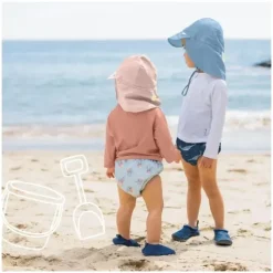 Iplay Baby Swimming Clothes*- Eco Snap Swim Diaper, Light Lavender Violets