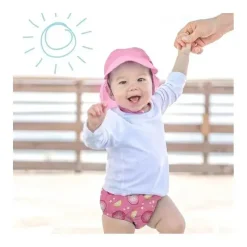 Iplay Baby Swimming Clothes*- Eco Snap Swim Diaper, Navy Narwhal