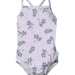 Iplay Baby Swimming Clothes*- Eco Swimsuit With Built-In Swim Diaper, Light Lavender Violets