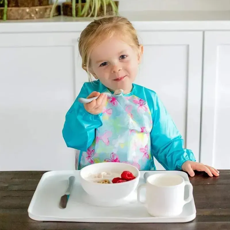 Iplay Suction Plates & Bowls|Dishes, Utensils & Food Containers*- Finger Food Platemat, White, 6M