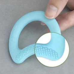 Iplay Toys For 0-12 Months|Gift For Baby*- First Teethers Made From Silicone (3Pk), Aqua Set 3 Mo+