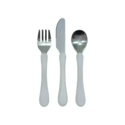 Iplay Utensils & Accessories|Dishes, Utensils & Food Containers*- Learning Cutlery Set, Gray, 12M