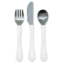 Iplay Utensils & Accessories|Dishes, Utensils & Food Containers*- Learning Cutlery Set, White, 12M