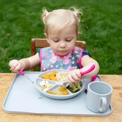 Iplay Utensils & Accessories|Dishes, Utensils & Food Containers*- Learning Cutlery Set, White, 12M