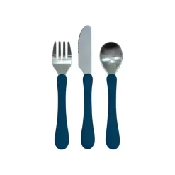 Iplay Utensils & Accessories|Dishes, Utensils & Food Containers*- Learning Cutlery Set, Navy, 12M