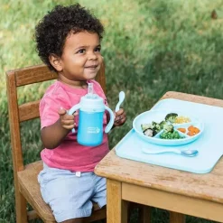 Iplay Suction Plates & Bowls|Dishes, Utensils & Food Containers*- Learning Plate Green