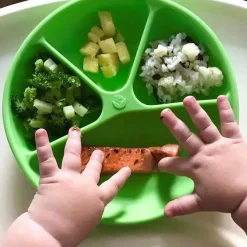 Iplay Suction Plates & Bowls|Dishes, Utensils & Food Containers*- Learning Plate Green