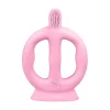 Iplay Oral & Nasal Care*- Learning Toothbrush Made From Silicone, Pink, 9/18M