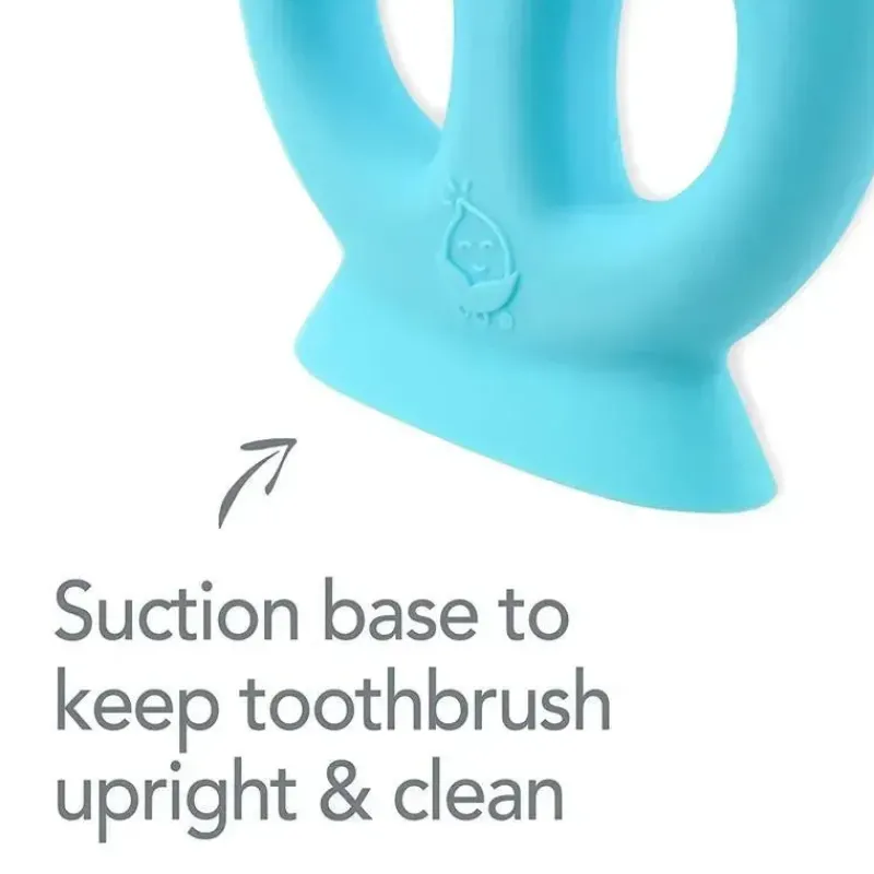 Iplay Oral & Nasal Care*- Learning Toothbrush Made From Silicone, Pink, 9/18M