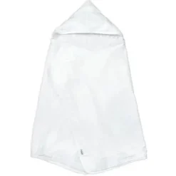 Iplay Organic|Baby Bath Towels*- Muslin Hooded Towel Made From Organic Cotton, White