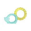 Iplay Toys For 0-12 Months|Gift For Baby*- 2Pk Cool Nature Teether, Yellow/Aqua