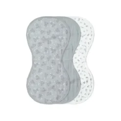 Iplay Organic*- 3Pk Muslin Burp Cloths Made From Organic Cotton, Gray Koala