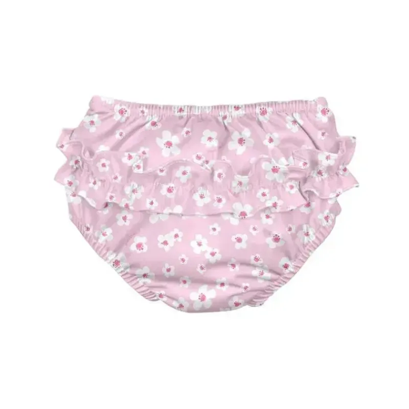 Iplay Baby Swimming Clothes*- Ruffle Snap Reusable Absorbent Swim Diaper, Blossom