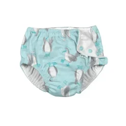 Iplay Swim Diapers*- Snap Reusable Absorbent Swim Diaper, Footed Boobies