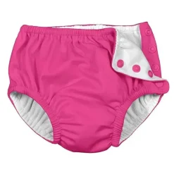 Iplay Swim Diapers*- Snap Reusable Absorbent Swim Diaper-Hot Pink