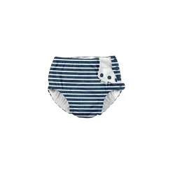 Iplay Swim Diapers*- Snap Reusable Absorbent Swimsuit Diaper, Navy Stripe