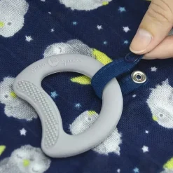 Iplay Toys For 0-12 Months|Gift For Baby*- Snuggle Blankie Teether, Blue Owl 0/12 Months