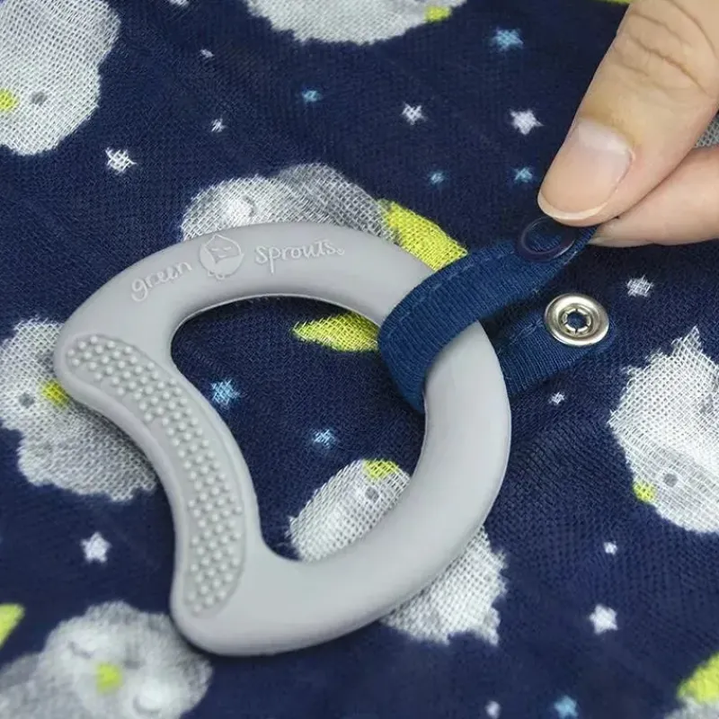 Iplay Toys For 0-12 Months|Gift For Baby*- Snuggle Blankie Teether, Blue Owl 0/12 Months