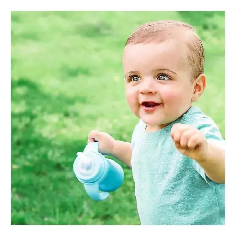 Iplay Straw, Sippy & Training Cups|Dishes, Utensils & Food Containers*- Sprout Ware Sip & Straw Cup Made From Plants, Aqua, 6M