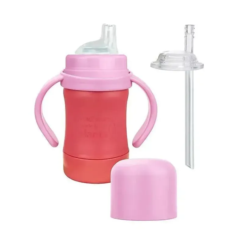 Iplay Straw, Sippy & Training Cups|Dishes, Utensils & Food Containers*- Sprout Ware Sip & Straw Cup Made From Plants, Pink, 6M