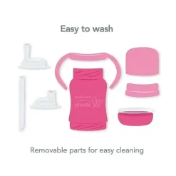Iplay Straw, Sippy & Training Cups|Dishes, Utensils & Food Containers*- Sprout Ware Sip & Straw Cup Made From Plants, Pink, 6M