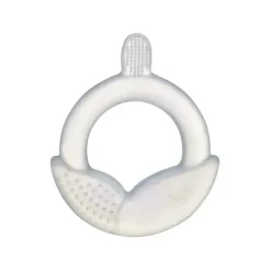 Iplay Toys For 0-12 Months|Gift For Baby*- Teether Toothbrush Made From Silicone Clear