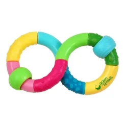 Green Sprouts Rattles & Teethers|Toys For 0-12 Months*I-play Infinity Rattle, Multicolor