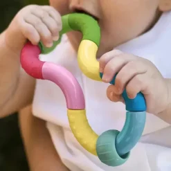Green Sprouts Rattles & Teethers|Toys For 0-12 Months*I-play Infinity Rattle, Multicolor