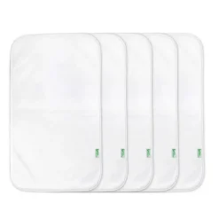 Iplay Swim Diapers*I-Play Green Sprouts 5-Pack Stay-Dry Burp Pads, White