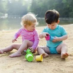 Iplay Swim Diapers*Snap Reusable Absorbent Swimsuit Diaper - Aqua
