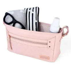 Itzy Ritzy Storage & Organizers*- Adjustable Stroller Caddy/Organizer, Blush