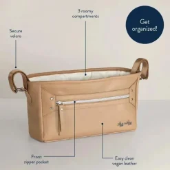 Itzy Ritzy Storage & Organizers*- Adjustable Stroller Caddy/Organizer, Chai