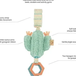 Itzy Ritzy Rattles & Teethers*- Attachable Travel Toy Cactus