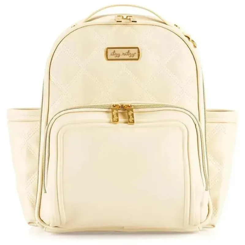 Itzy Ritzy Diaper Backpacks*- Baby Mini Plus Diaper Bag, Milk & Honey
