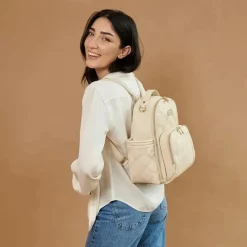 Itzy Ritzy Diaper Backpacks*- Baby Mini Plus Diaper Bag, Milk & Honey