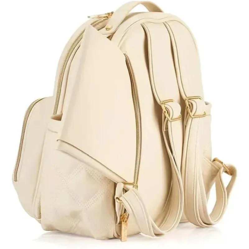 Itzy Ritzy Diaper Backpacks*- Baby Mini Plus Diaper Bag, Milk & Honey