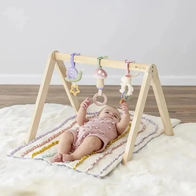 Itzy Ritzy Playmats & Gyms*- Bitzy Bespoke Ritzy Activity Gym™ Wooden Gym, Pastel