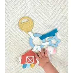 Itzy Ritzy Rattles & Teethers|Playtime Gift Set*- Bitzy Busy Gift Set, Farm
