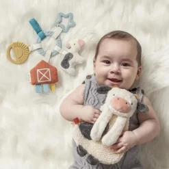 Itzy Ritzy Rattles & Teethers|Playtime Gift Set*- Bitzy Busy Gift Set, Farm
