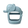 Itzy Ritzy Rattles & Teethers|Toys For 0-12 Months*- Bitzy Grip Silicone Developmental Teether with Easy-to-Hold Hand Grip, Elephant