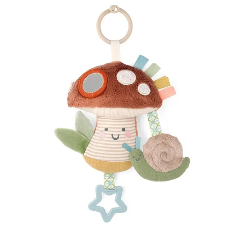 Itzy Ritzy Stroller & Car Seat Toys*- Bitzy Traveler, Mushroom